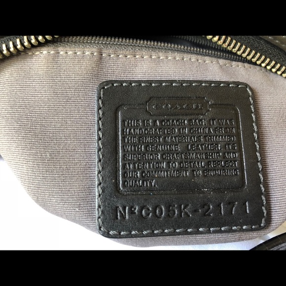 Authentic small Coach bag black - Picture 6 of 8